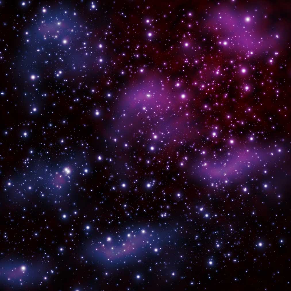 Starry Sky Nebula Universe Lot de motifs haute résolution 3