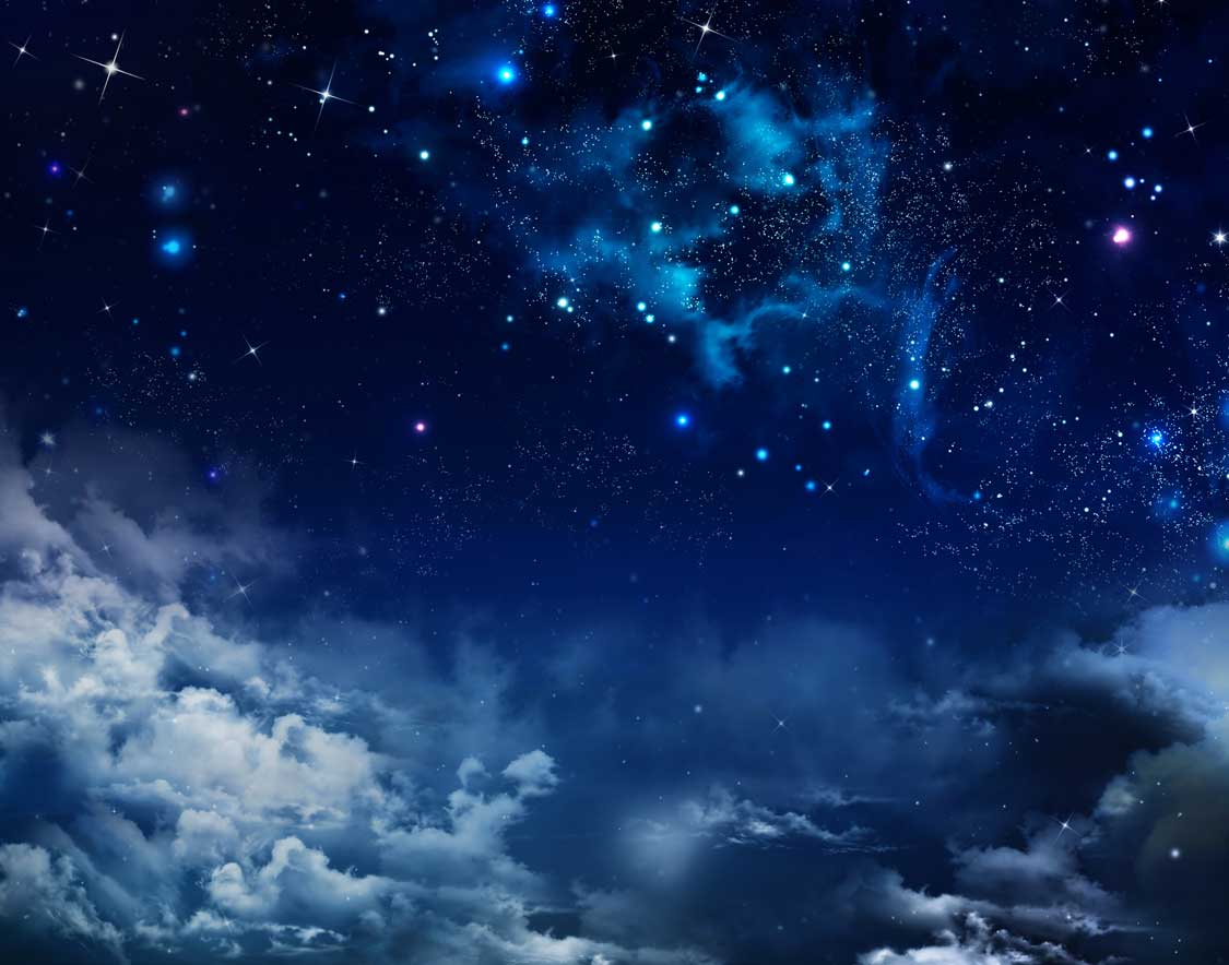 Balíček vzorů mlhoviny Hvězdná obloha ve vesmíru s vysokým rozlišením 3