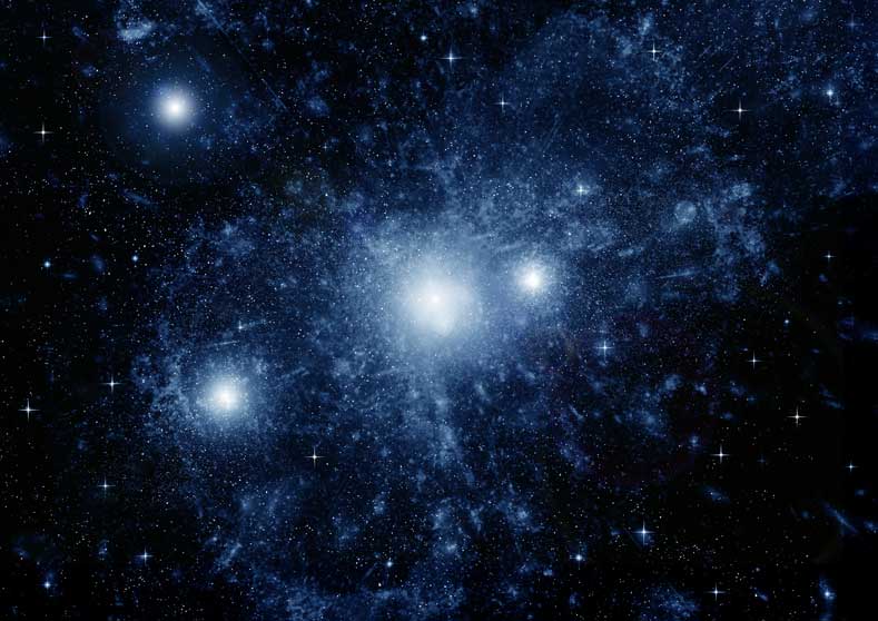 Ensemble de motifs haute résolution Starry Sky Nebula Universe 4