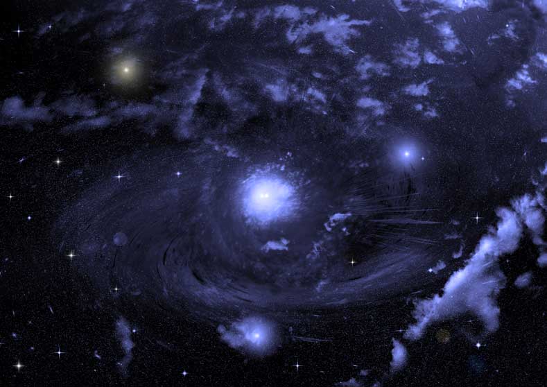 Starry Sky Nebula Universe hochauflösendes Musterbündel 4