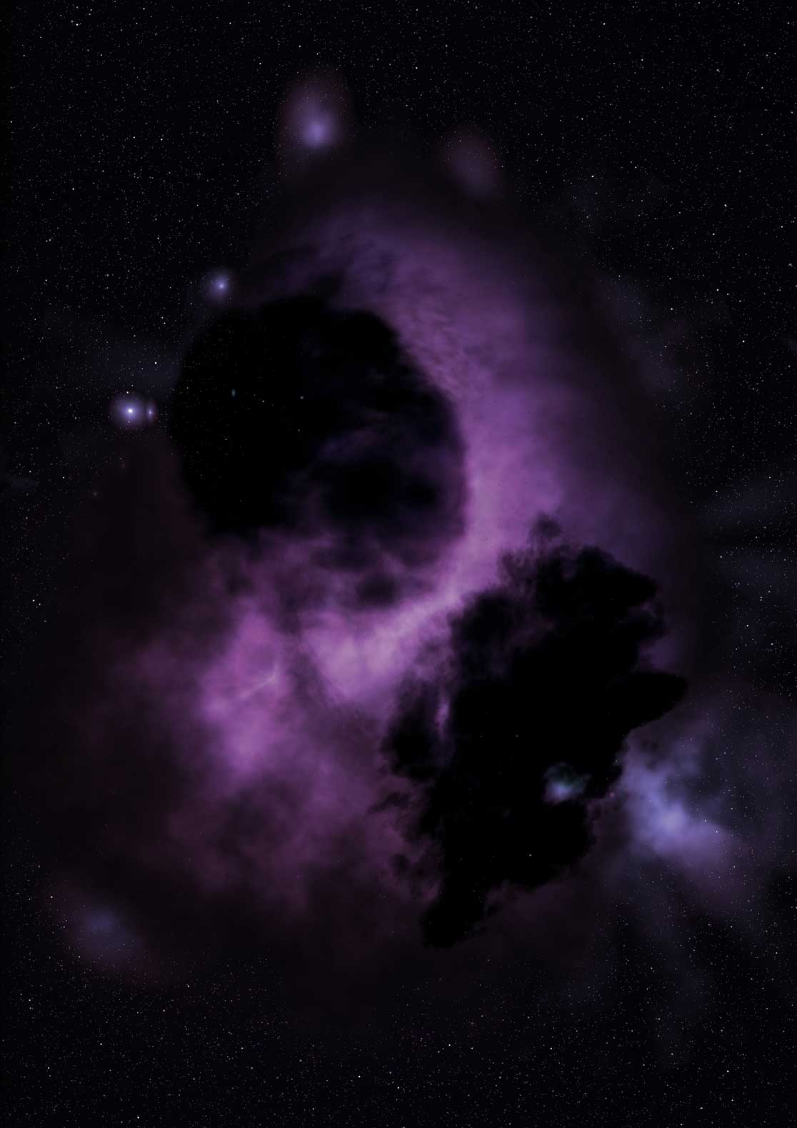 Starry Sky Nebula Universe hochauflösendes Musterbündel 5