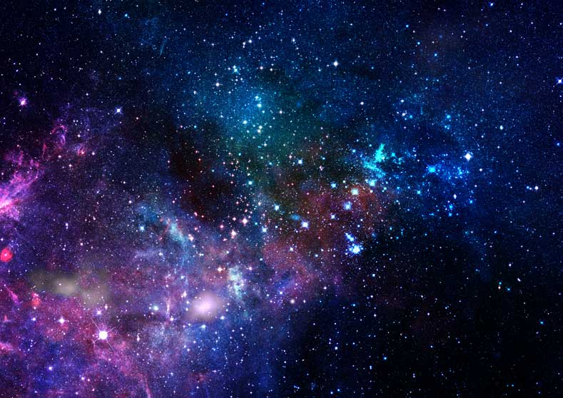 Набор паттернов высокого разрешения `` Звездное небо '' в туманности Вселенная 5