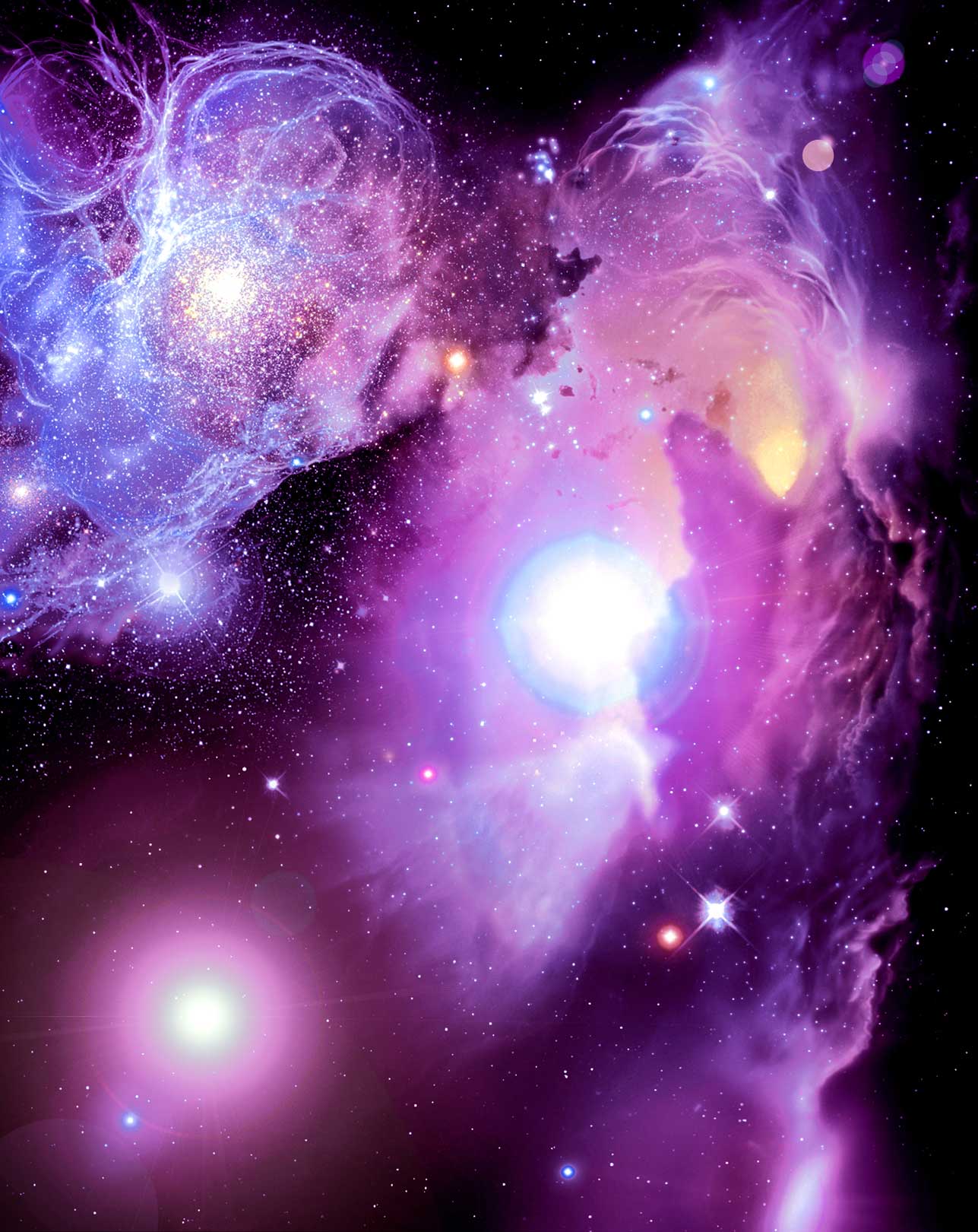 Yıldızlı Gökyüzü Bulutsusu Evren yüksek çözünürlüklü desen paketi 5