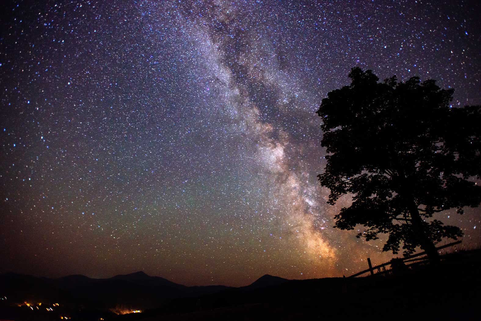 Starry Sky Nebula Universe bunt 6 med høy oppløsning