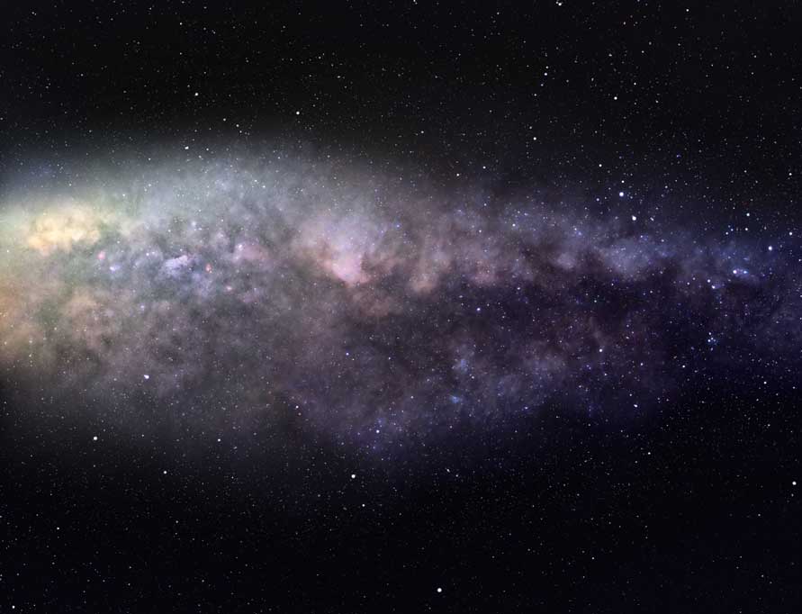Balíček vzoru mlhoviny Hvězdná obloha s vysokým rozlišením 7
