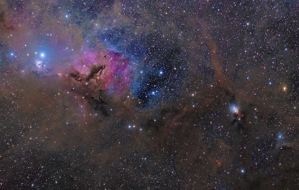Starry Sky Nebula Universe mønsterpakke med høy oppløsning 7