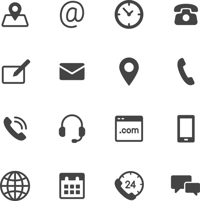 UI Business Icons AI Vector