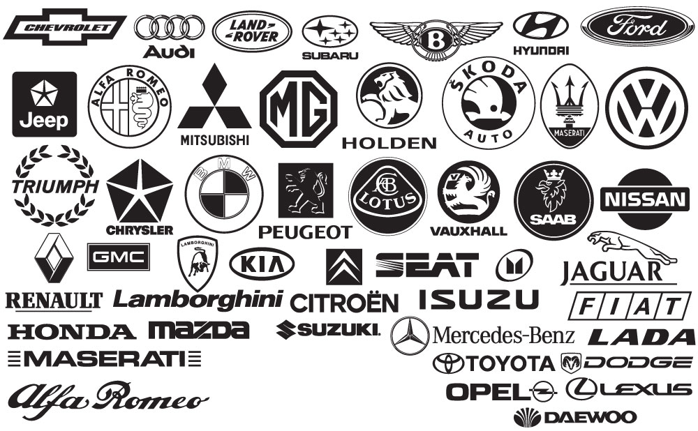 Marca de coches Logo AI Vector