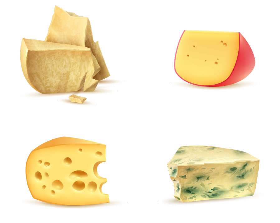 Käse-Kuchen-photorealistic grafischer AI-Vektor
