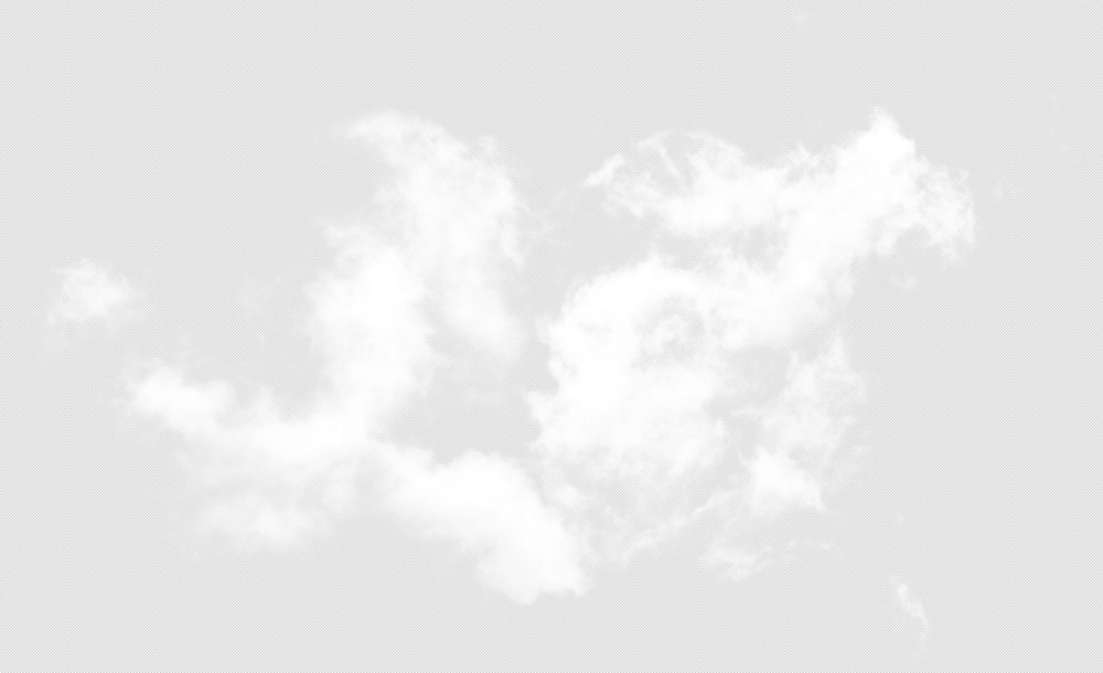Sfondo trasparente nuvola n. 16