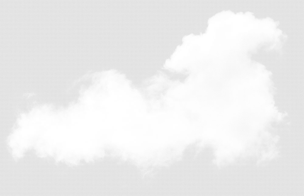 Sfondo trasparente nuvola n. 31