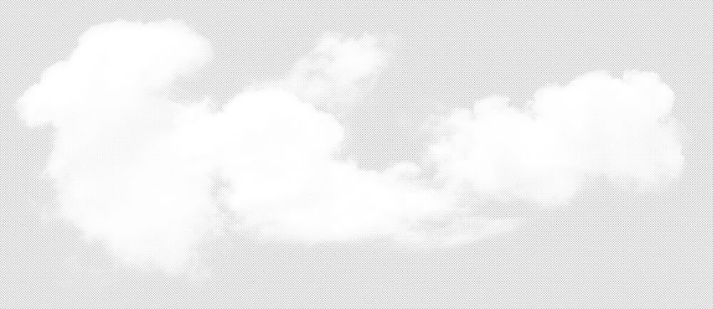 Sfondo trasparente nuvola n. 32