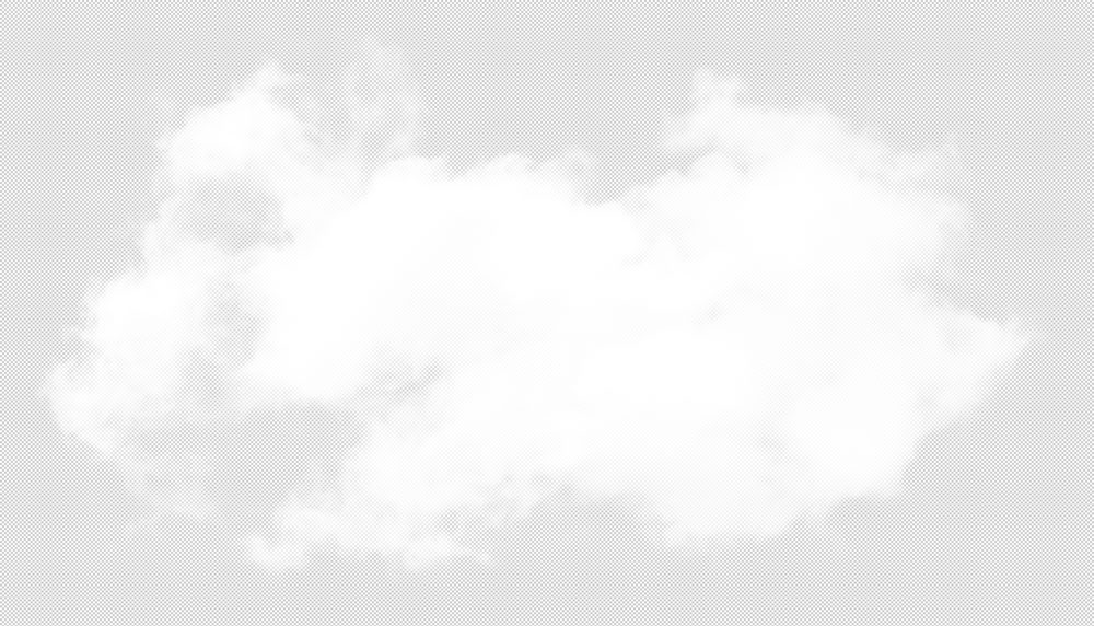 Sfondo trasparente nuvola n. 5