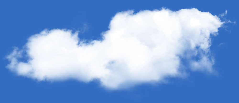 Cloud průhledné pozadí č. 6