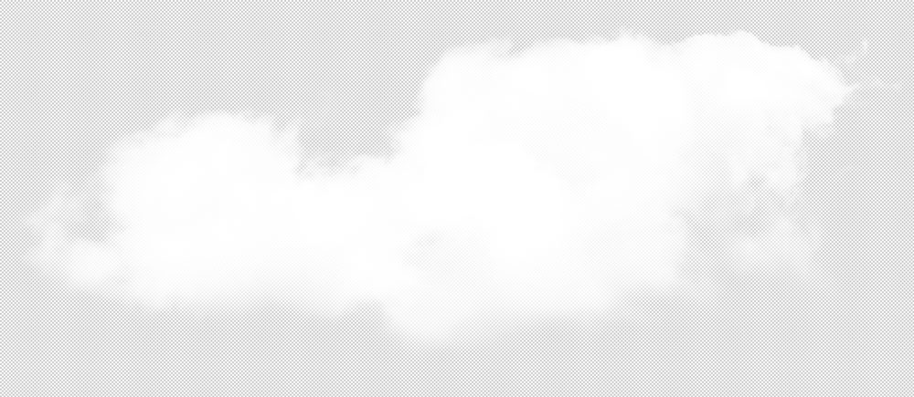 Cloud transparante achtergrond nr.6