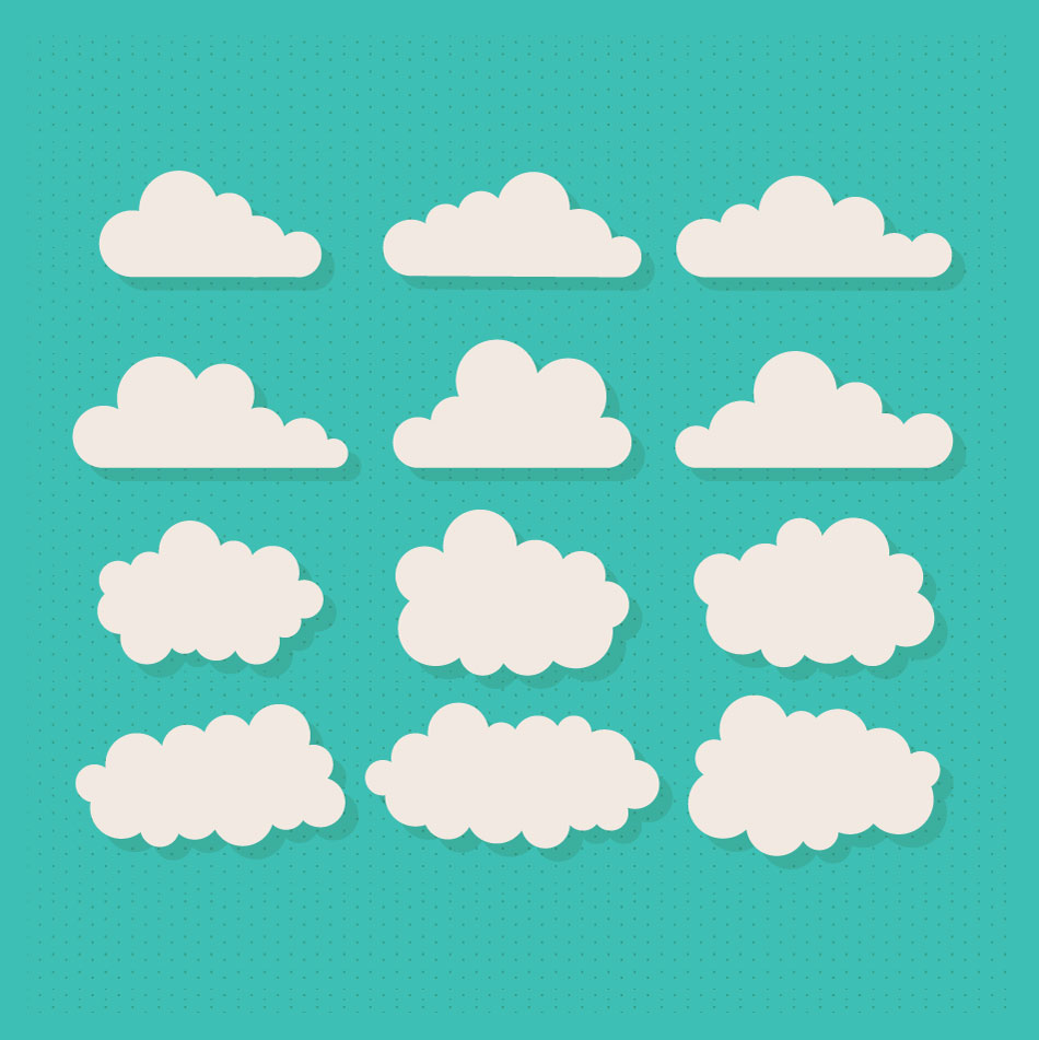 Cloud Collection Graphic AI Vector