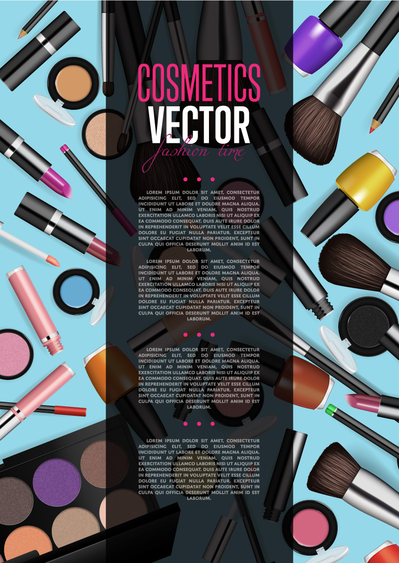 Cosmetics Graphic Vector
