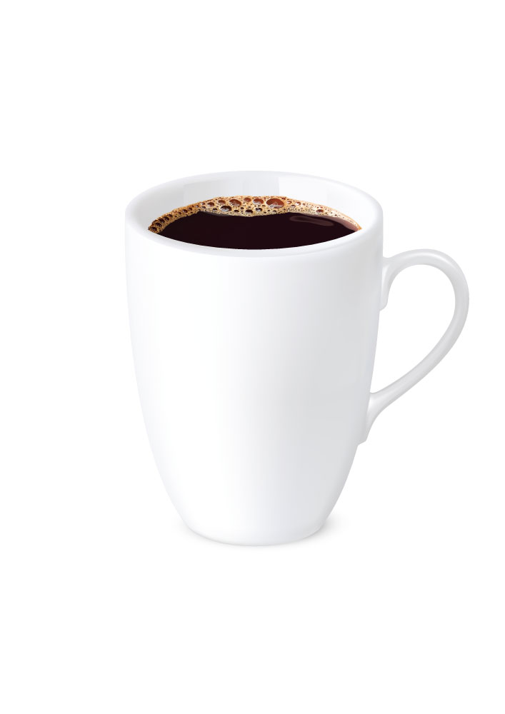 Графичен дизайн на чаша кафе AI Vector