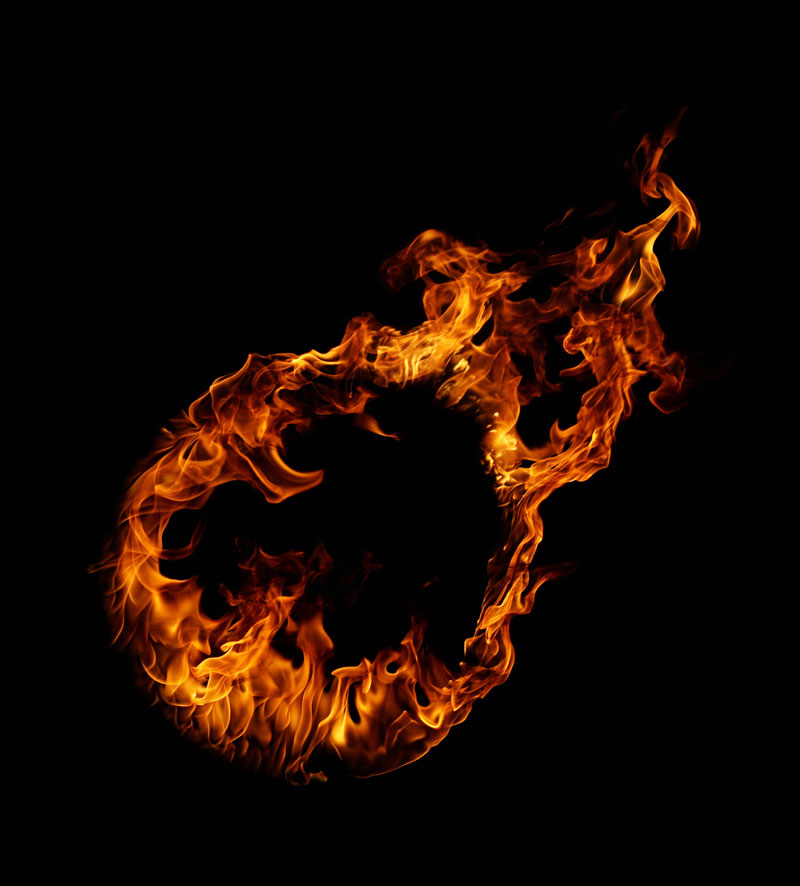 Fire Circle with Tail