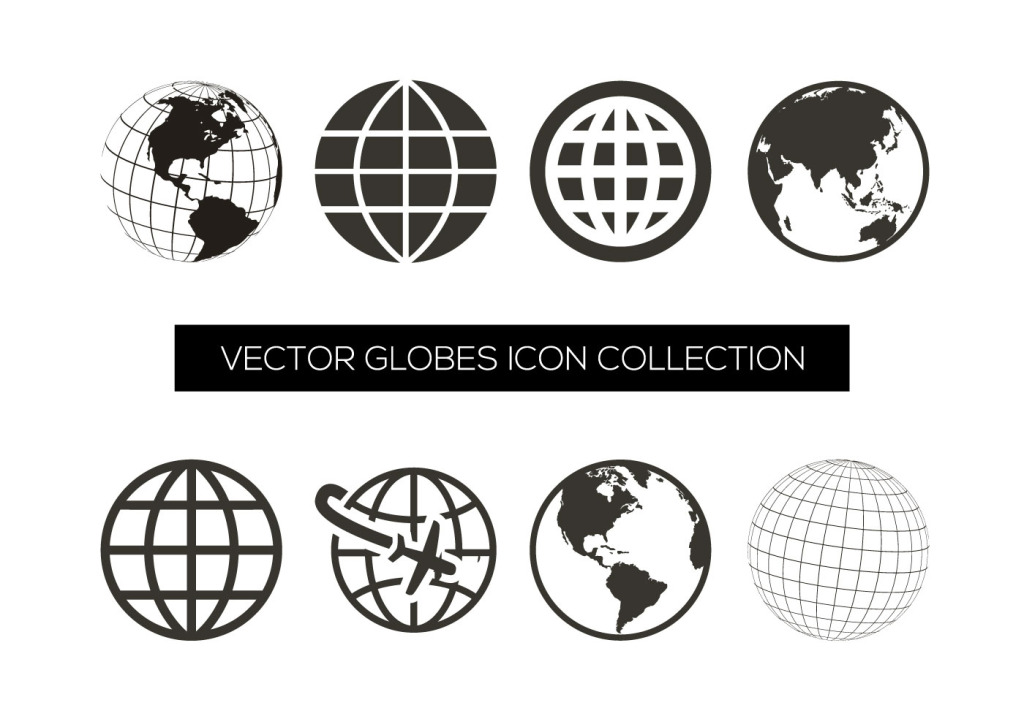 Flat Earth Icons AI vector