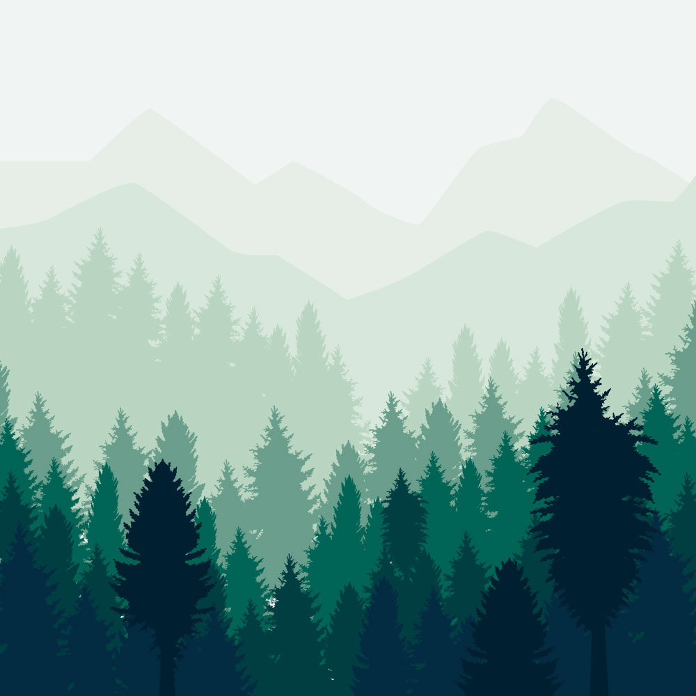 Forest Graphic Vector AI