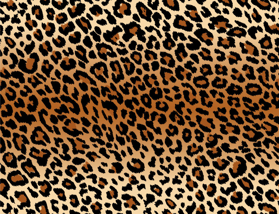 Leopard print grafisk AI Vector