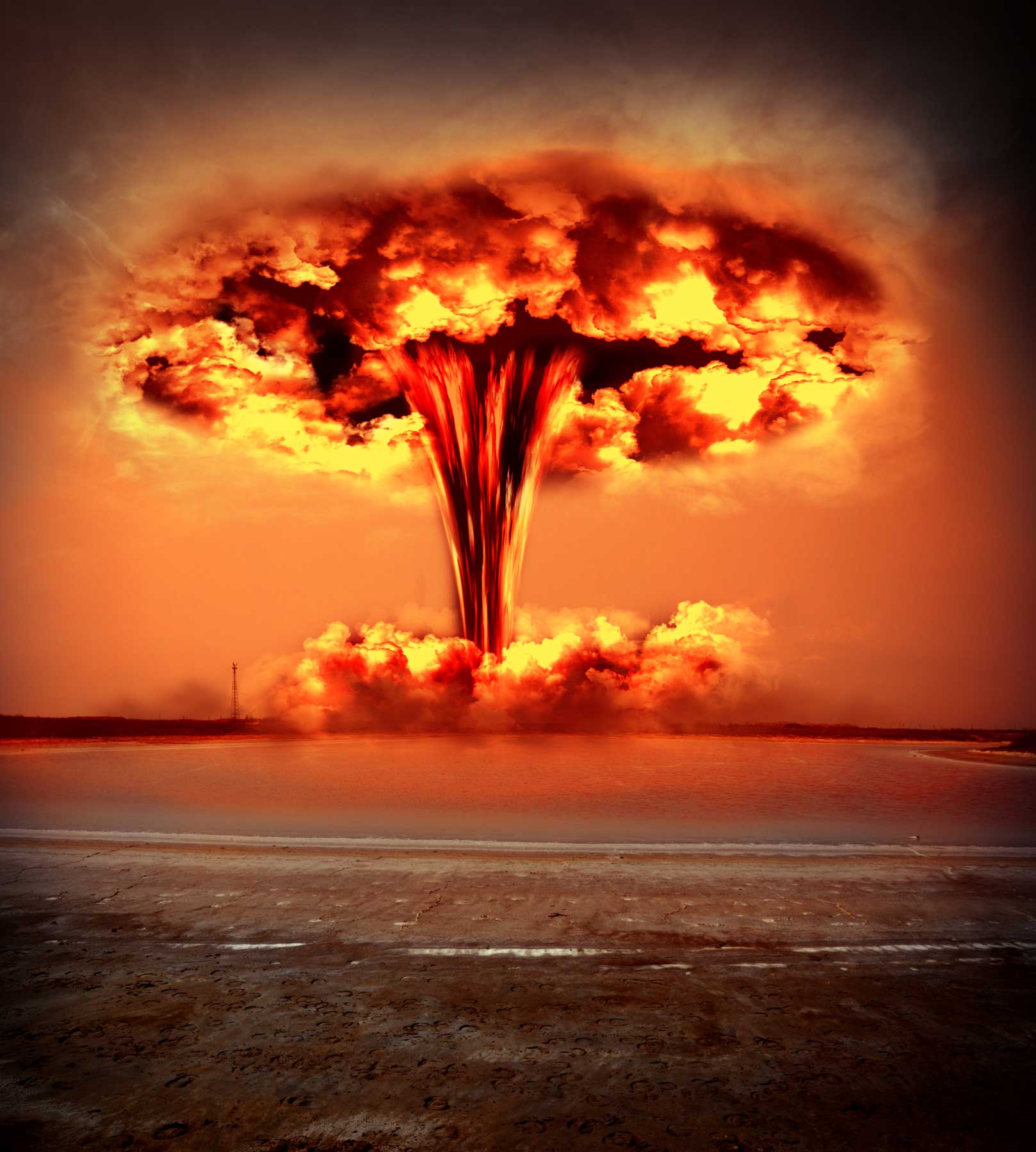 Взрыв современной ядерной бомбы