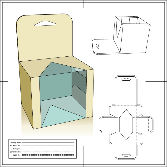 Paper Package10 AI Vector
