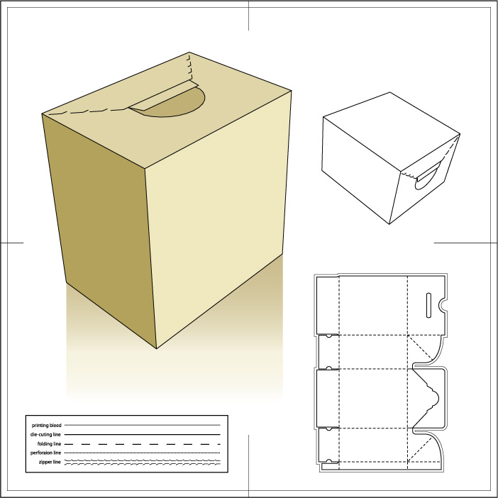 Paper Package12 AI Vector