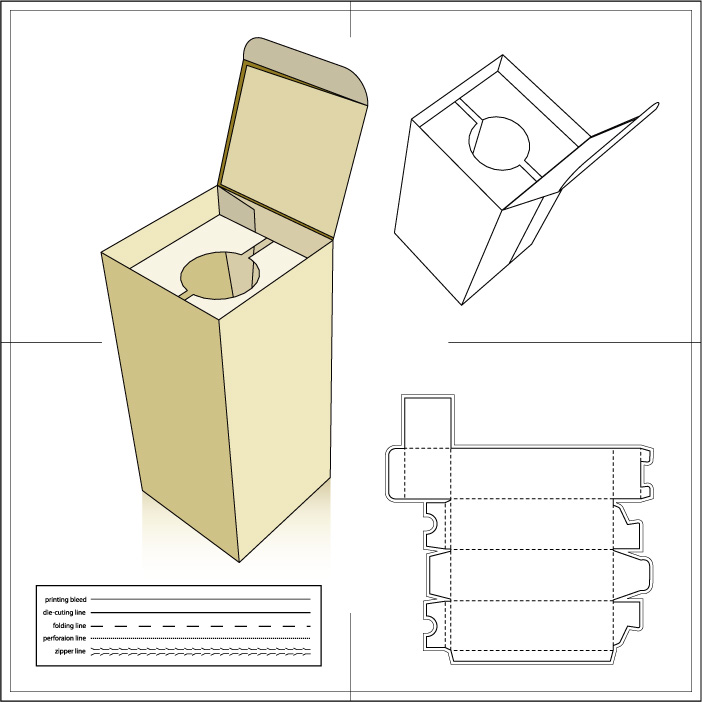 Paper Package3 AI Vector