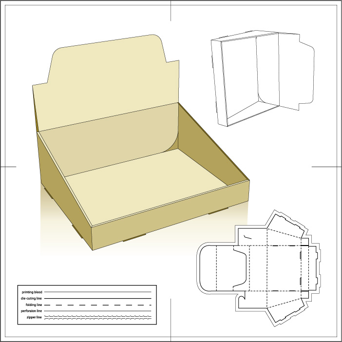 Paper Package38 AI Vector