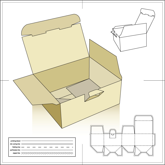Paper Package4 AI Vector