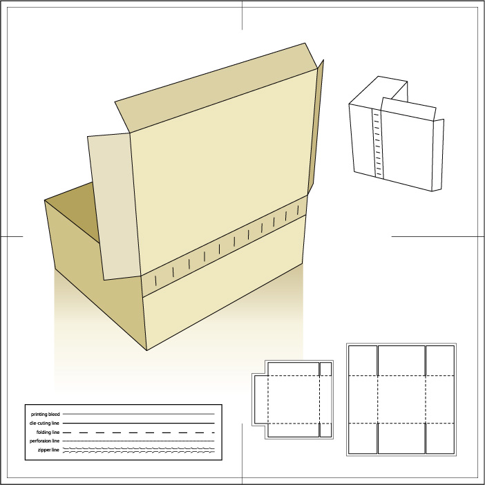 Paper Package7 AI Vector