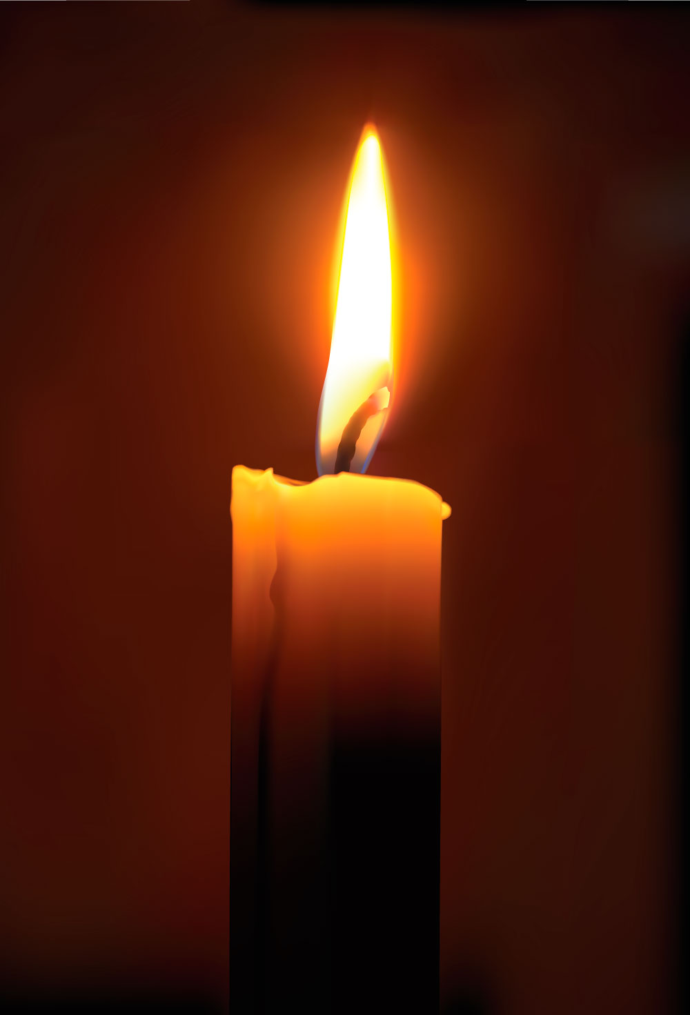 Photorealistic Candle Light Graphic AI Vector