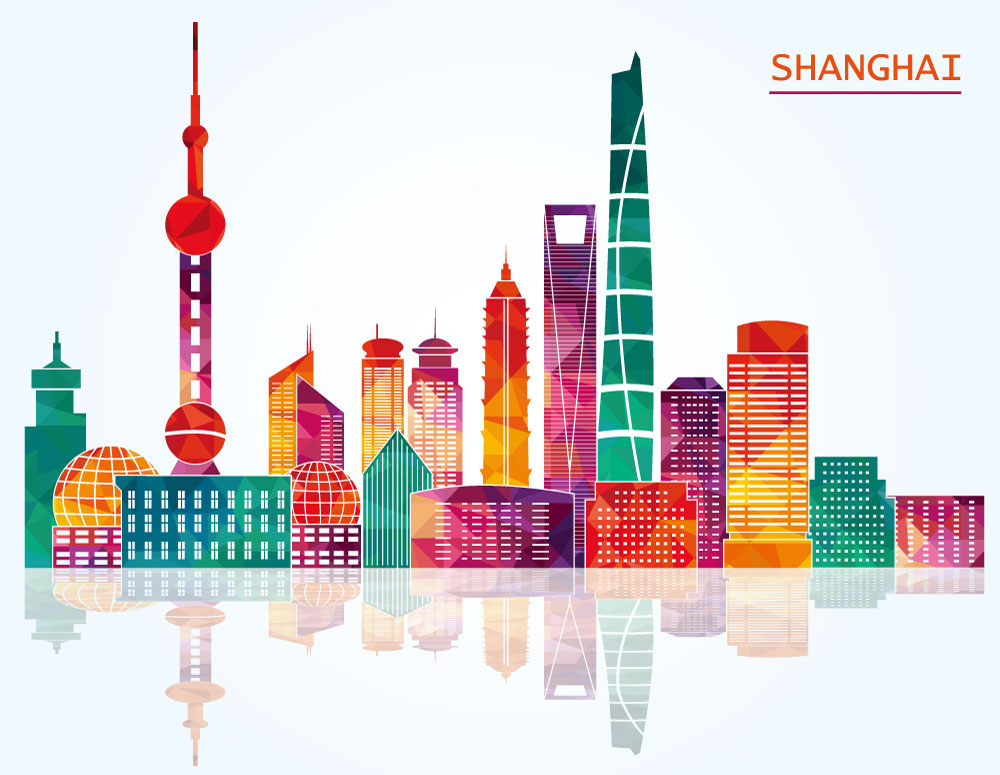 上海知名建筑图形AI矢量