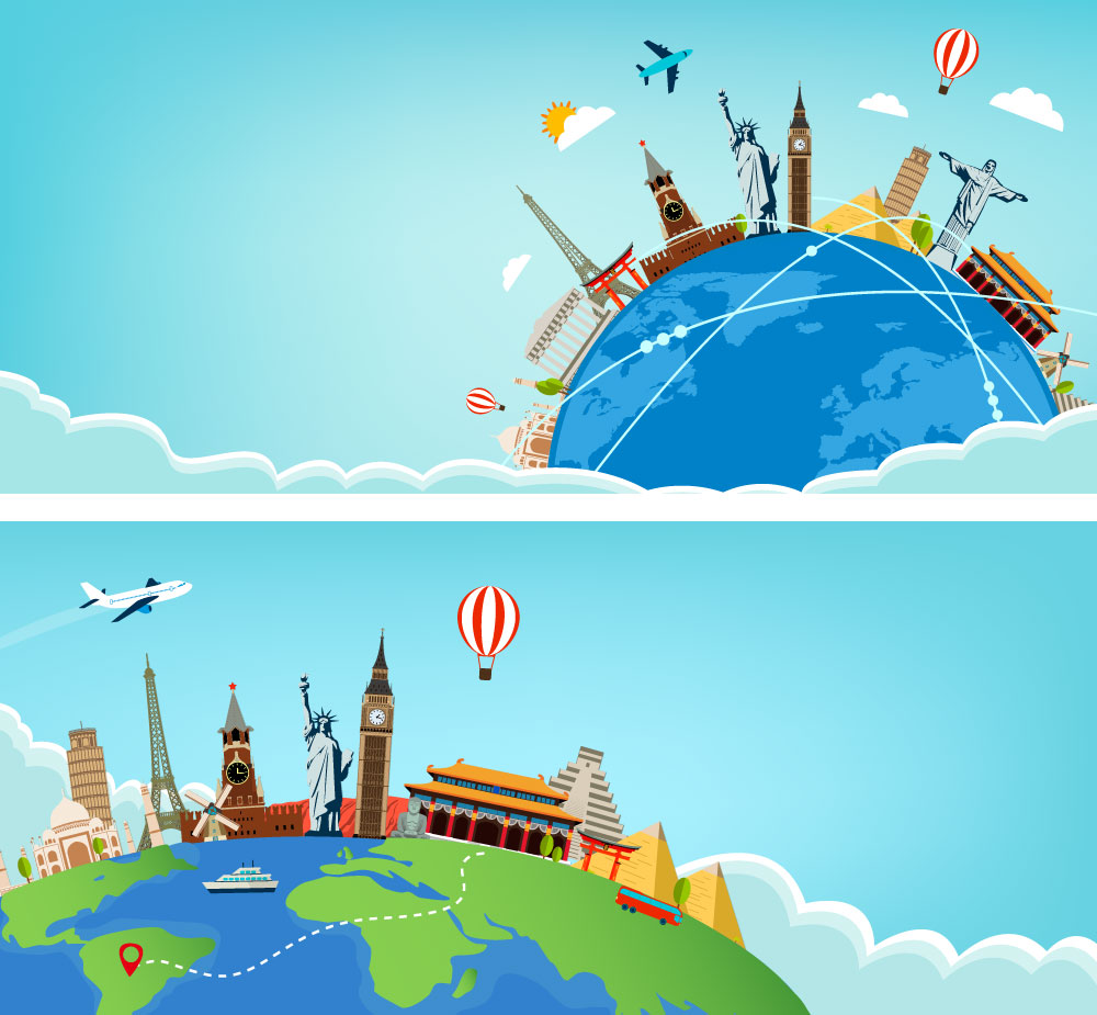 Travel And Tourism AI Vector