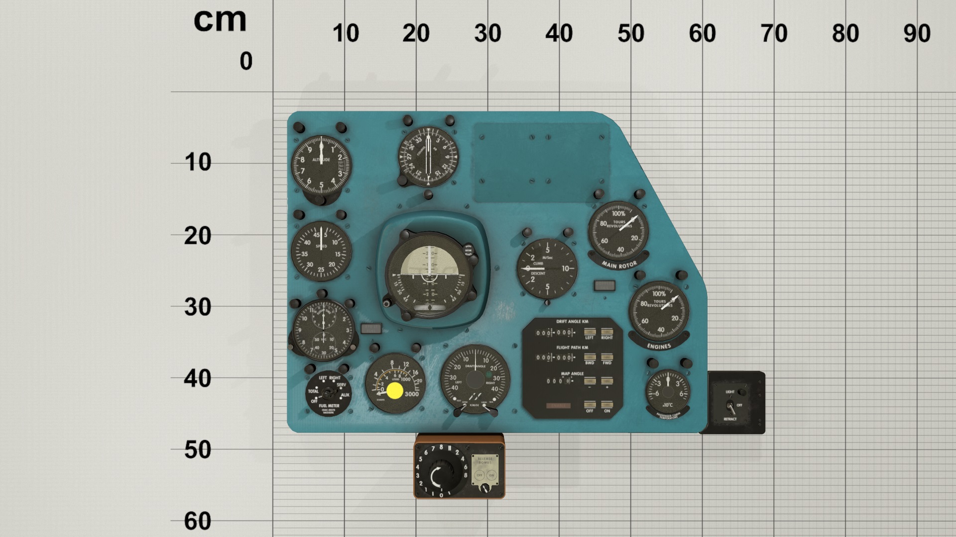 Mi-8MT Mi-17MT rechte Platten 3D-Modell