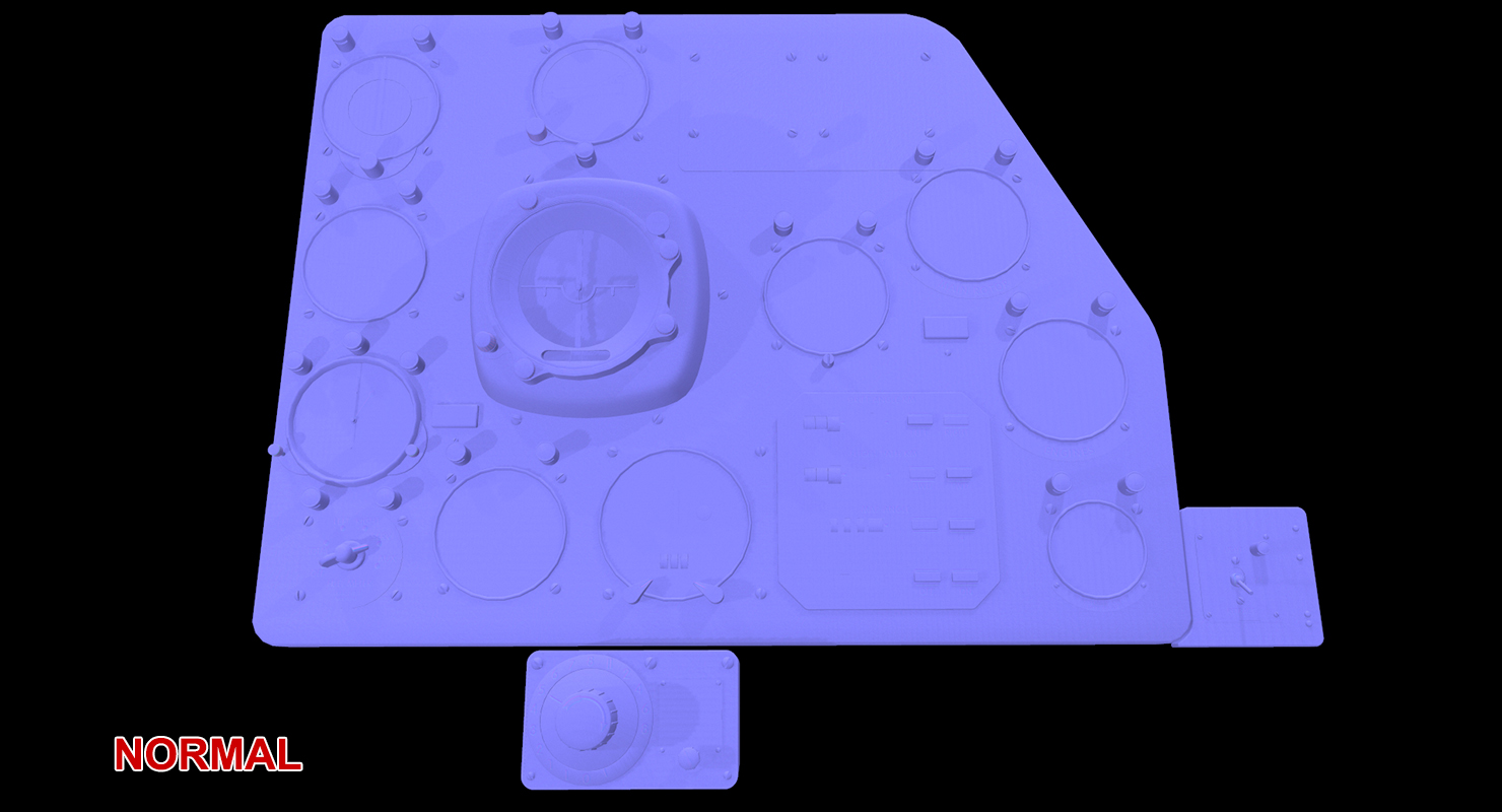 Mi-8MT Mi-17MT rechte Platten 3D-Modell