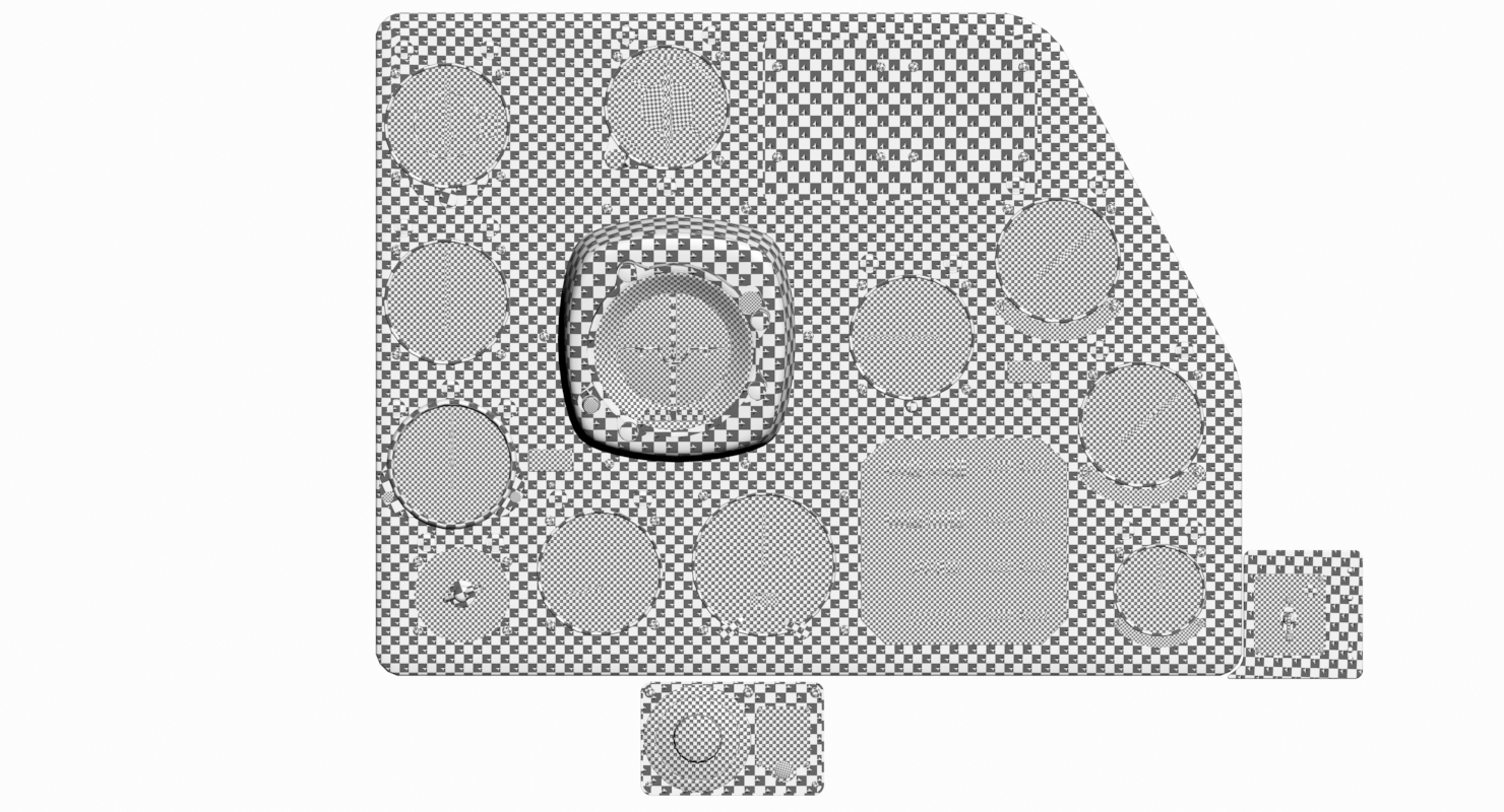 Mi-8MT Mi-17MT rechte Platten 3D-Modell