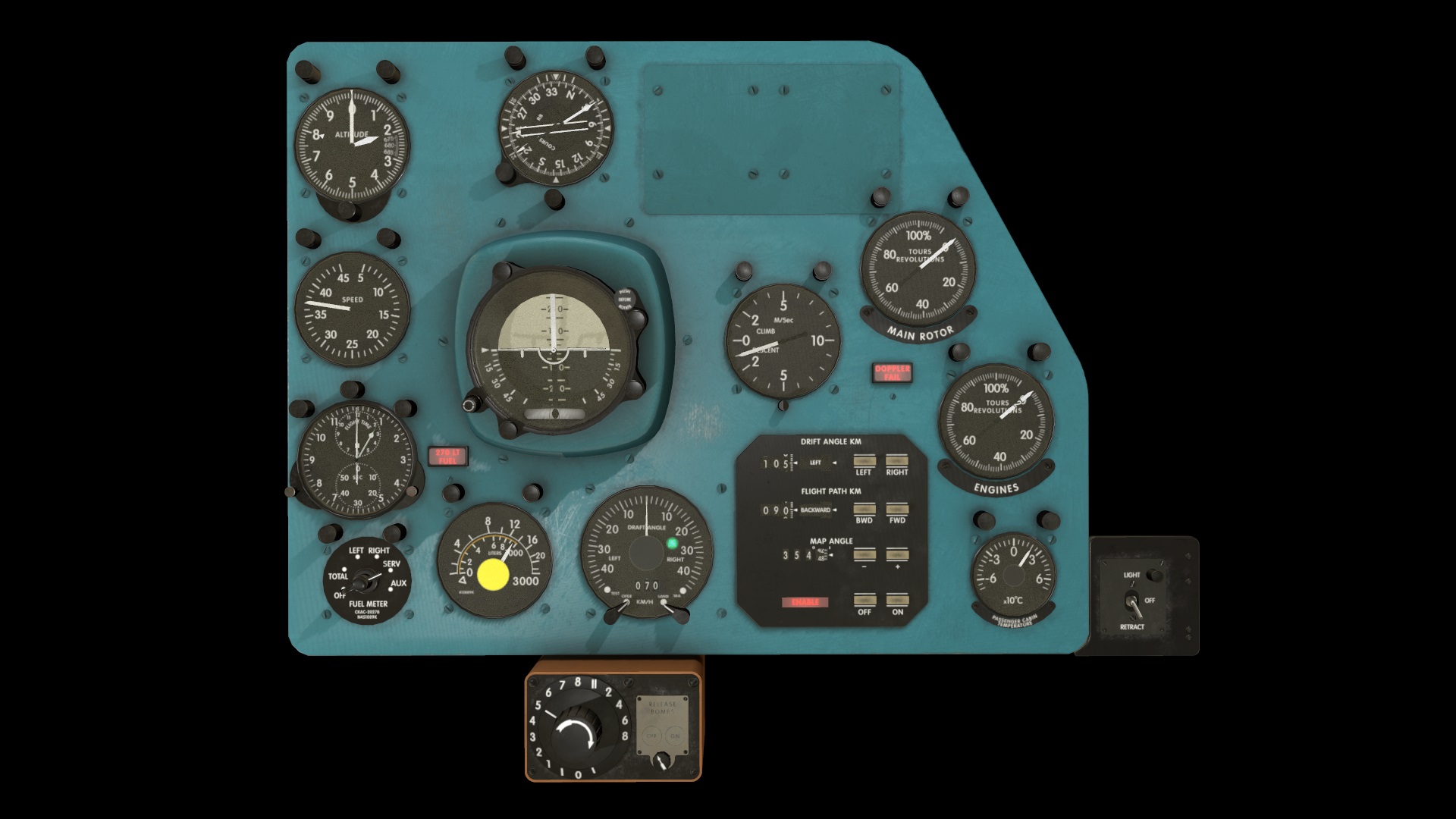 Mi-8MT Mi-17MT rechte Platten 3D-Modell