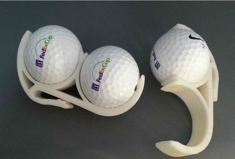 Golfbollklips 3d-utskriftsmodell