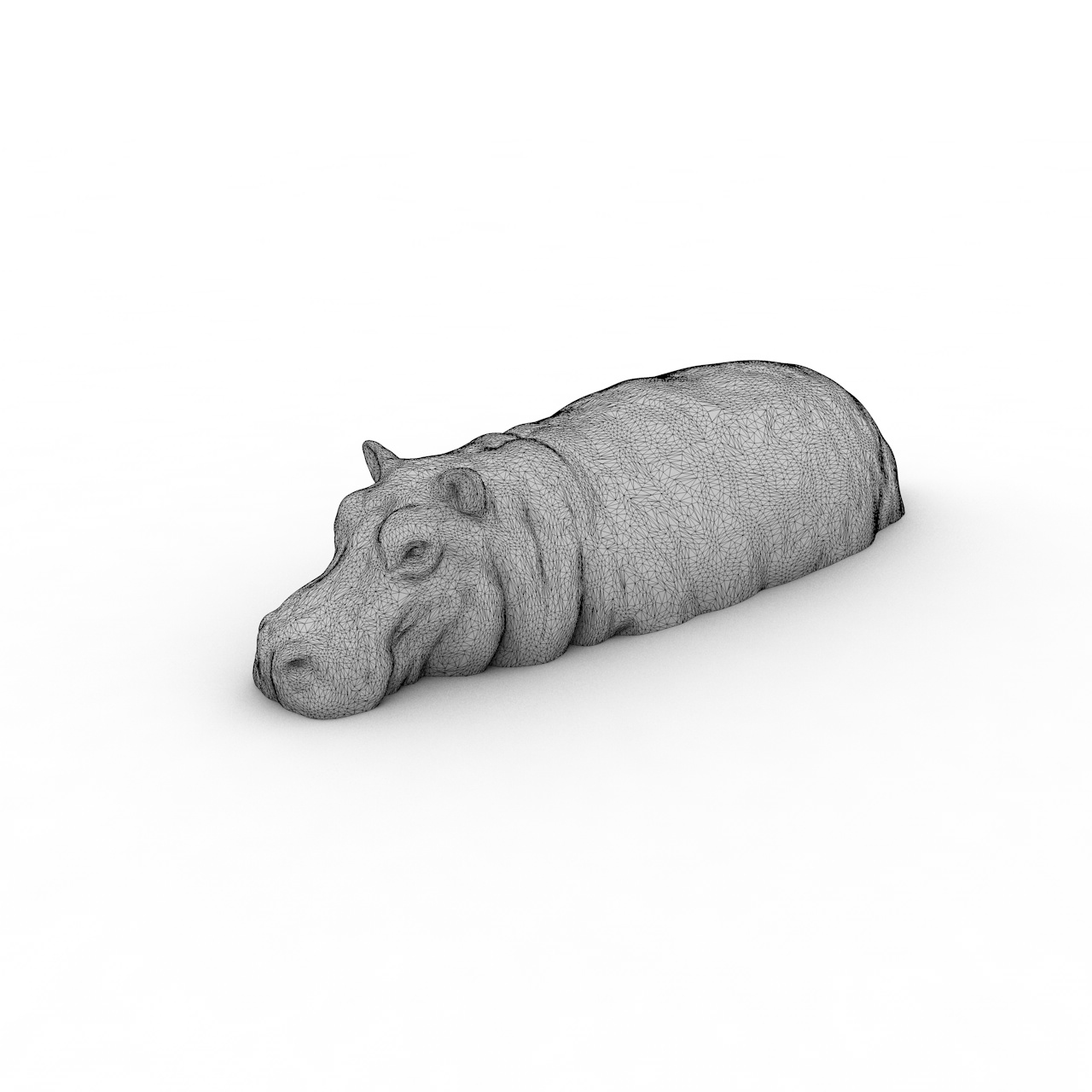 Hippo 3d printing model