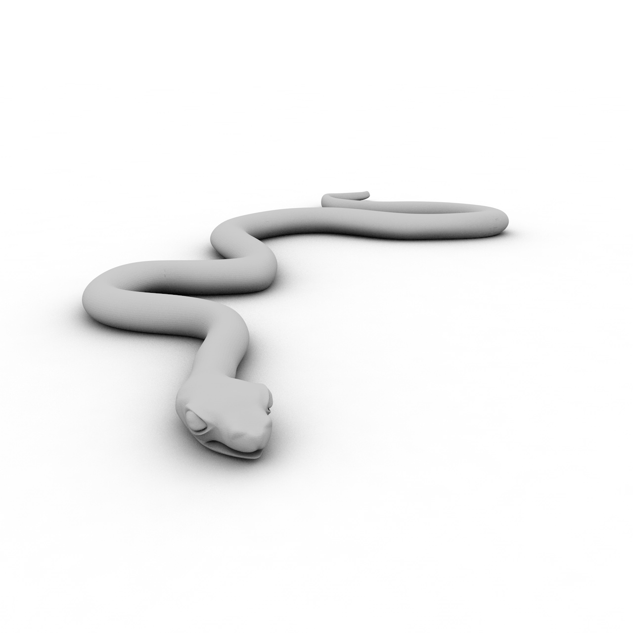 Modèle d'impression 3D de serpent