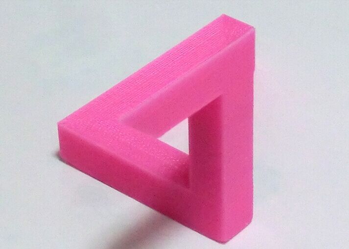 Háromszög paradox 3D nyomtatási modell