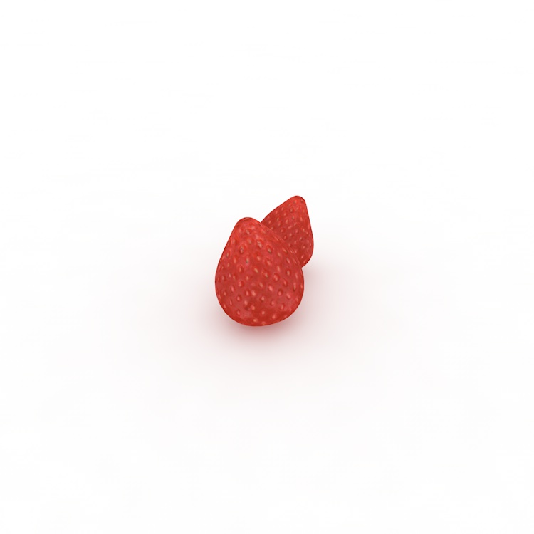 strawberry 3d model