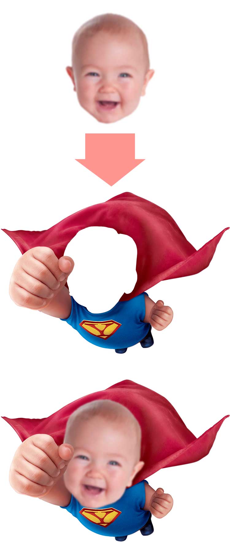 superbaby superman baby transparent png mock up