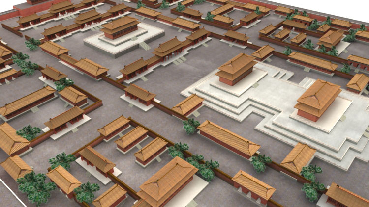 the Forbidden City 3d Model