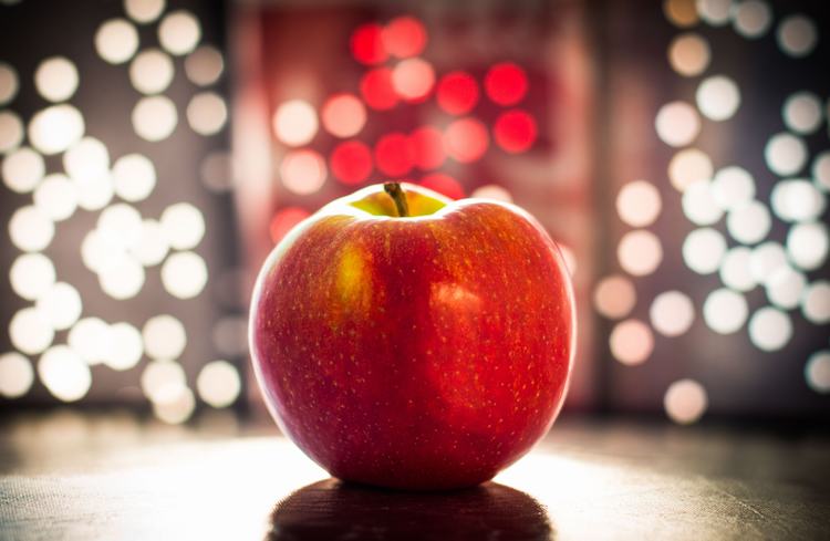Retroilluminazione dell'ombra di Apple HD HD di frutta