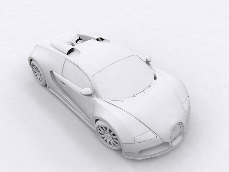 Bugatti veyron modelo 3d