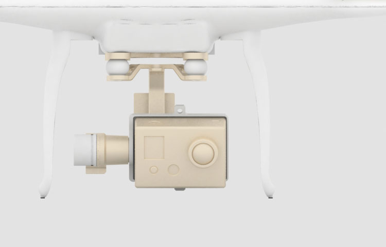 UAV Drone Video Camera Model 3D